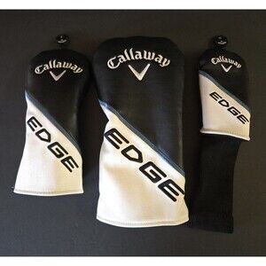 Callaway Edge Set Of 3 Golf Club Headcovers Driver, Wood, Hybrid Great Condition